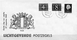 lichtrgevende postzegels gouga 1962