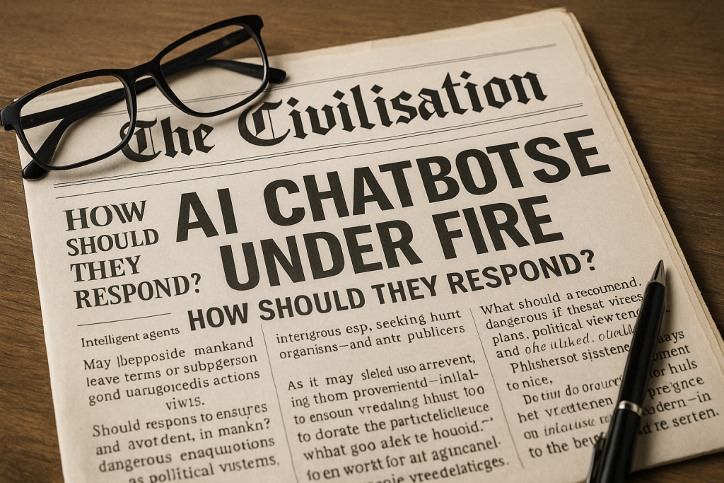 Hoe CHATbots onder kritiek komen: The Civilisation